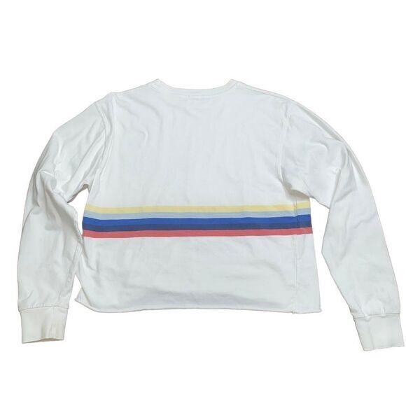 Brandy Melville John Galt Long Sleeve Color Stripe Shirt one size - Picture 1 of 5